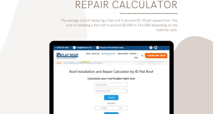Free Roof Repair Estimate and Roof Calculator Online
